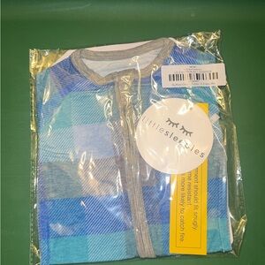 Little Sleepies Artic Plaid Zippy 0/3m